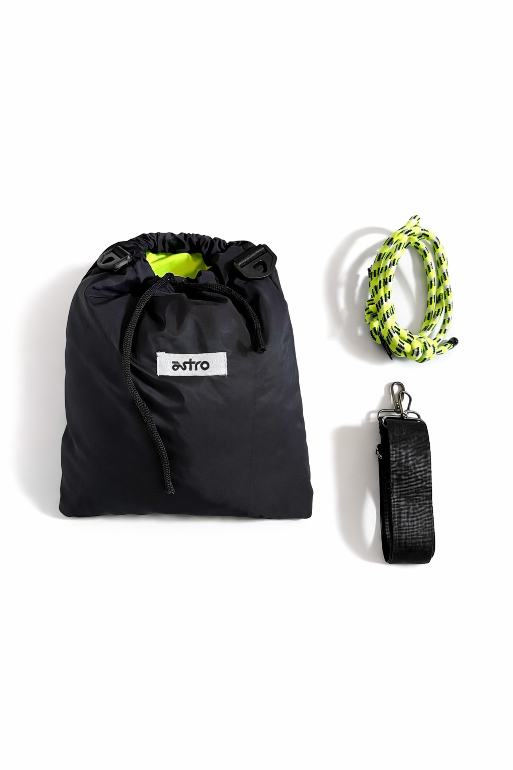 Utility Drawstring Bag - Black