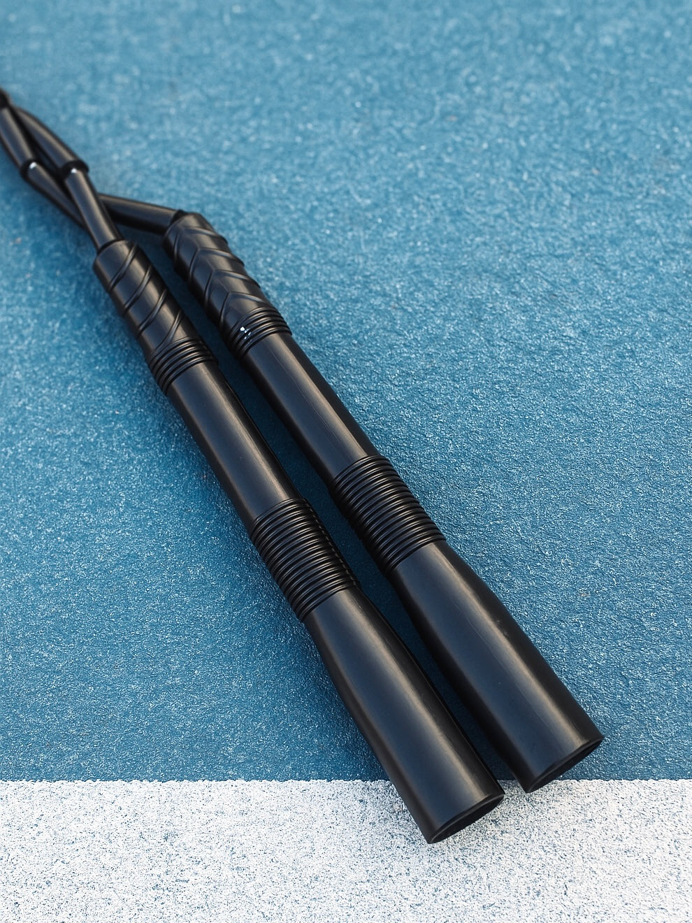 Long Handles Beaded Rope - Black Tempo