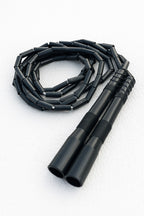Long Handles Beaded Rope - Black Tempo