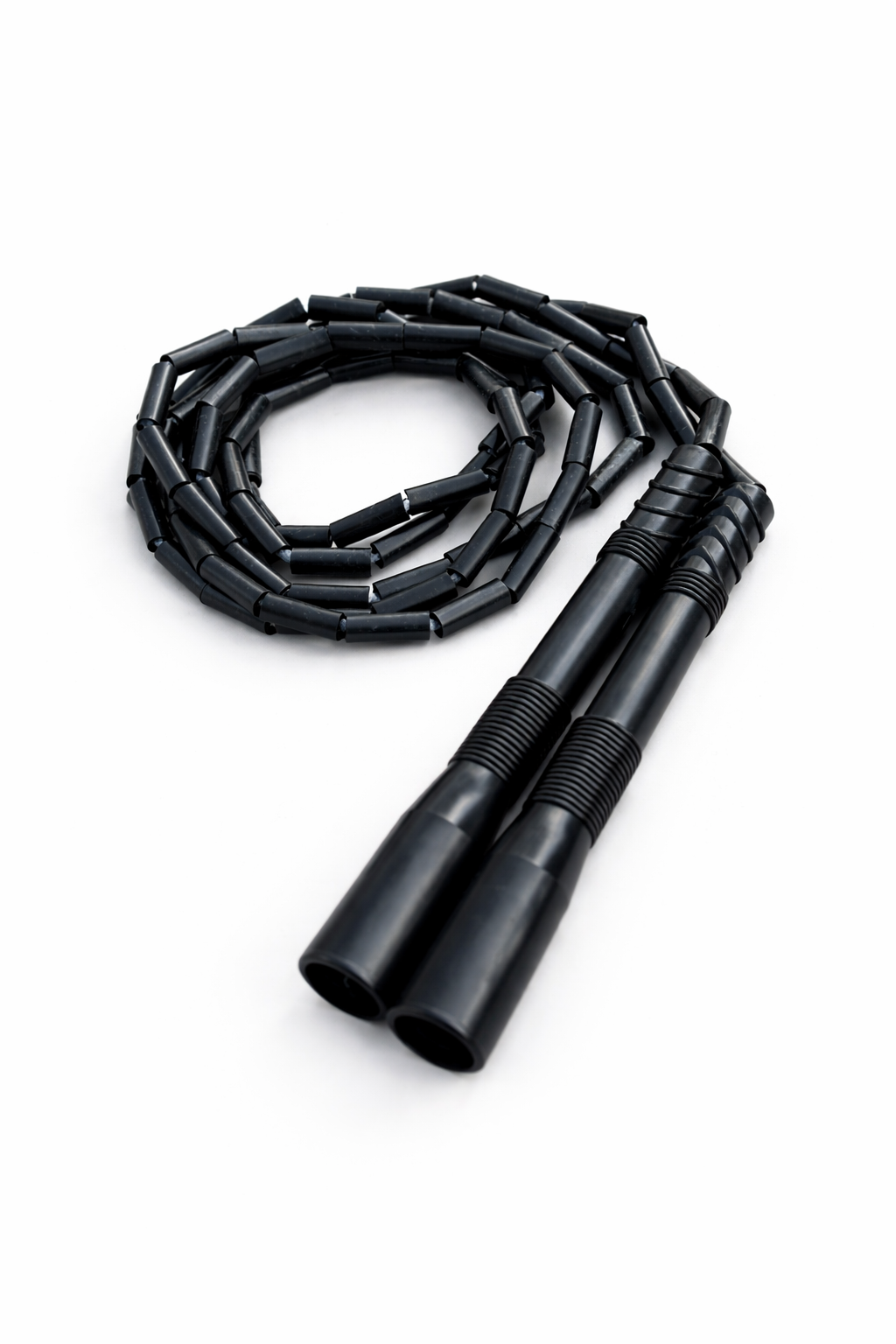 Long Handles Beaded Rope - Black Tempo