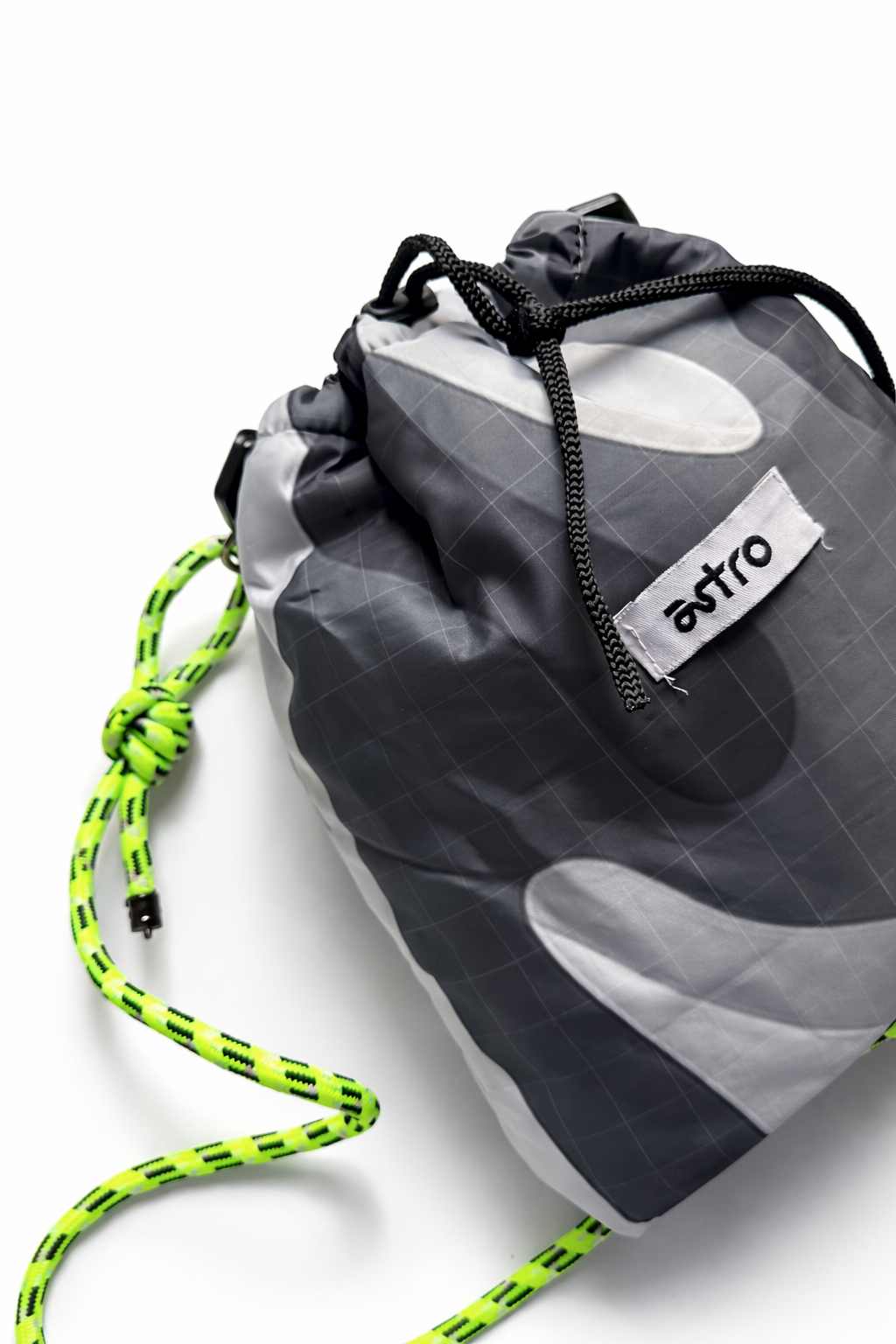 Utility Drawstring Bag - Grey Camo